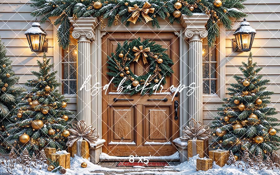 Gilded Wreath Door (sweep options)