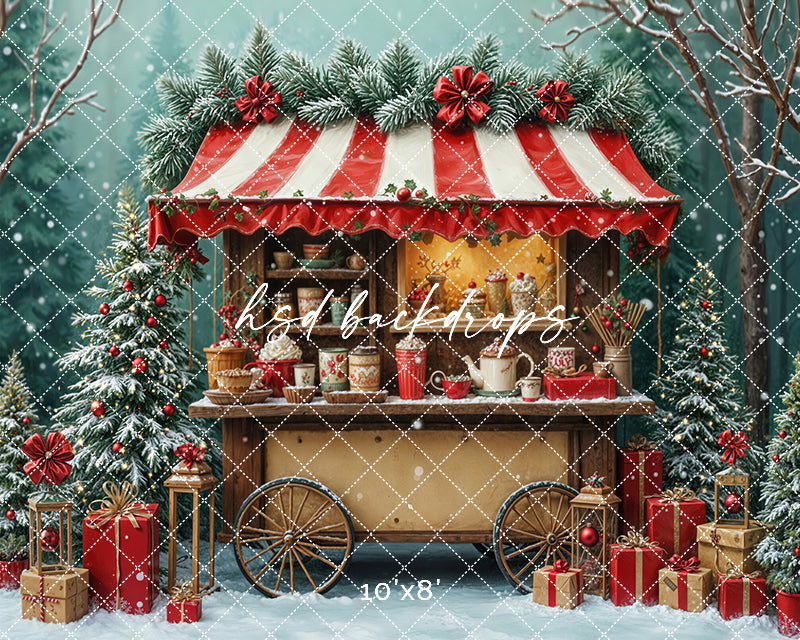 Cozy Hot Cocoa Cart (sweep options)