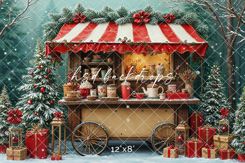 Cozy Hot Cocoa Cart (sweep options)