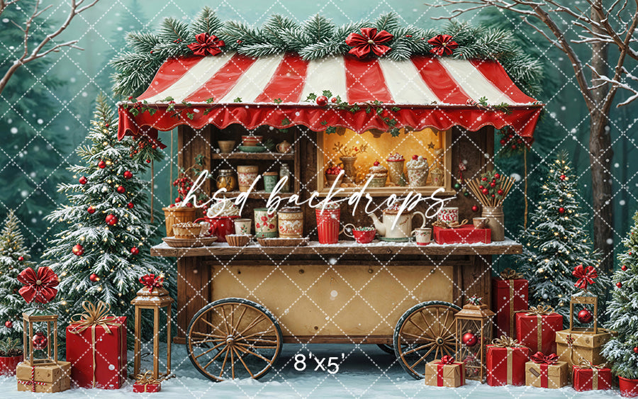 Cozy Hot Cocoa Cart (sweep options)