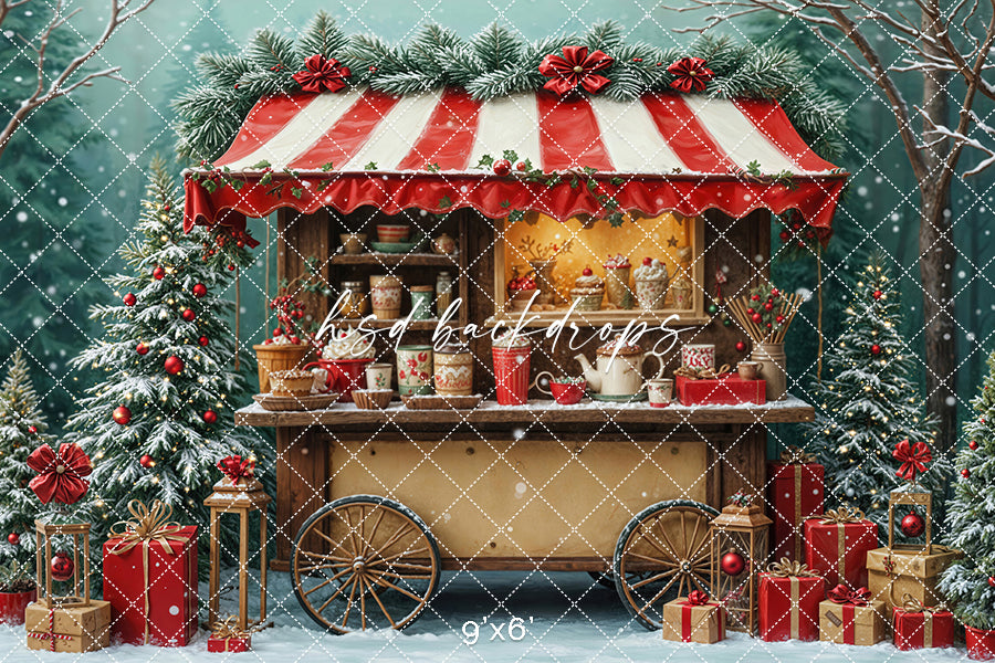 Cozy Hot Cocoa Cart (sweep options)