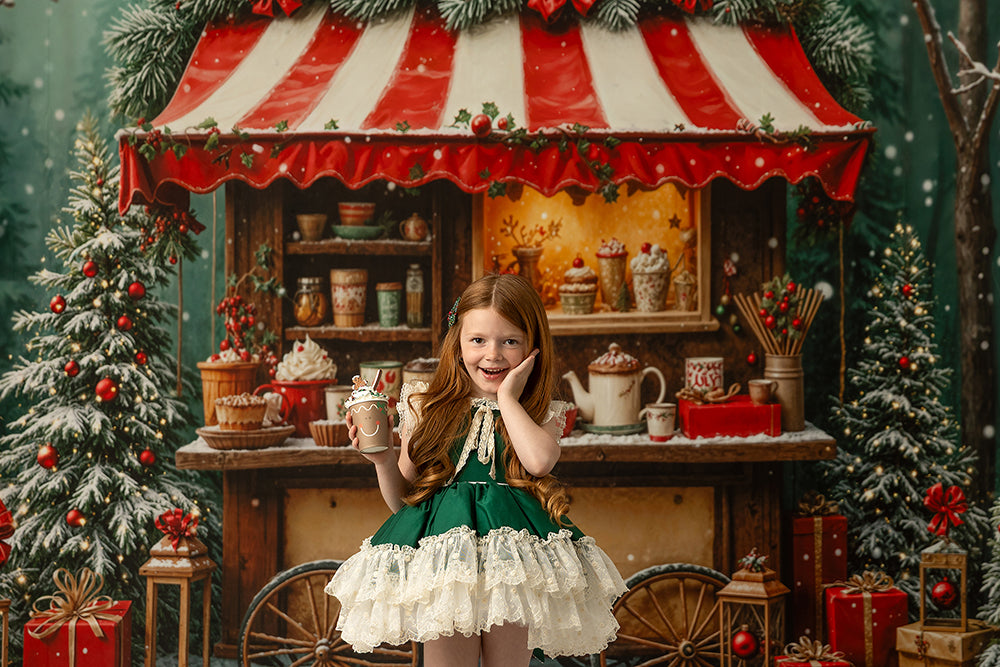 Cozy Hot Cocoa Cart (sweep options)