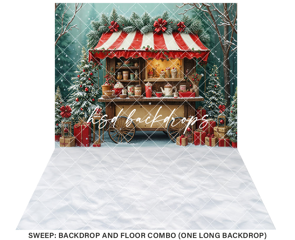 Cozy Hot Cocoa Cart (sweep options)