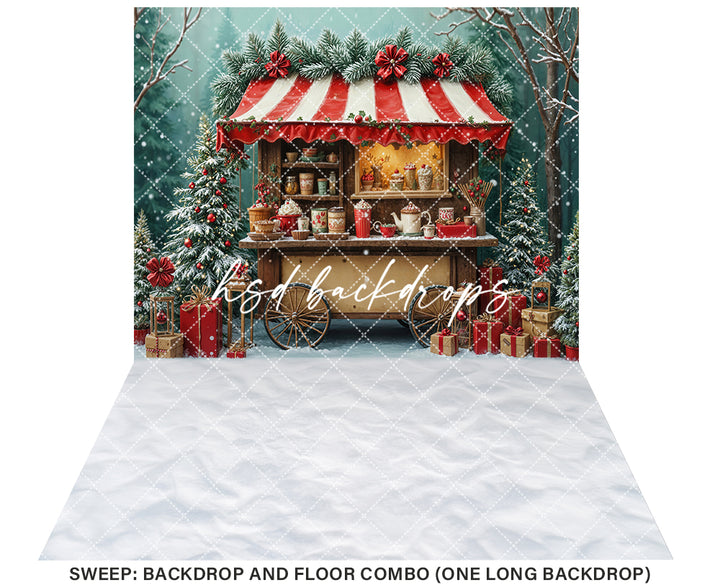 Cozy Hot Cocoa Cart (sweep options)