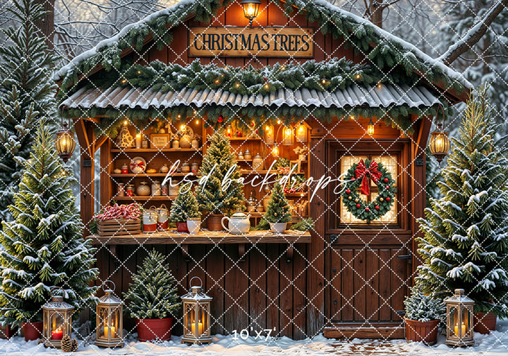 Christmas Tree Farm Shack (sweep options)