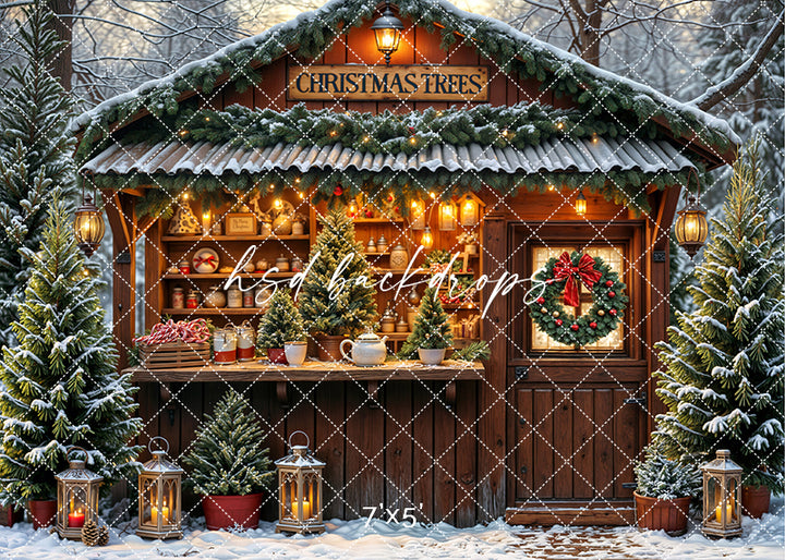 Christmas Tree Farm Shack (sweep options)