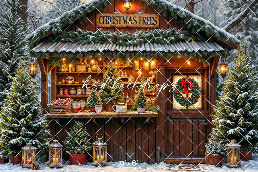 Christmas Tree Farm Shack (sweep options)