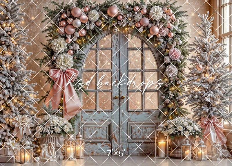 Sugarplum Entrance - Holiday Photo Background (sweep options)