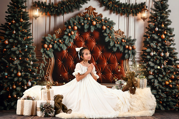 Enchanted Evergreen Holiday Headboard