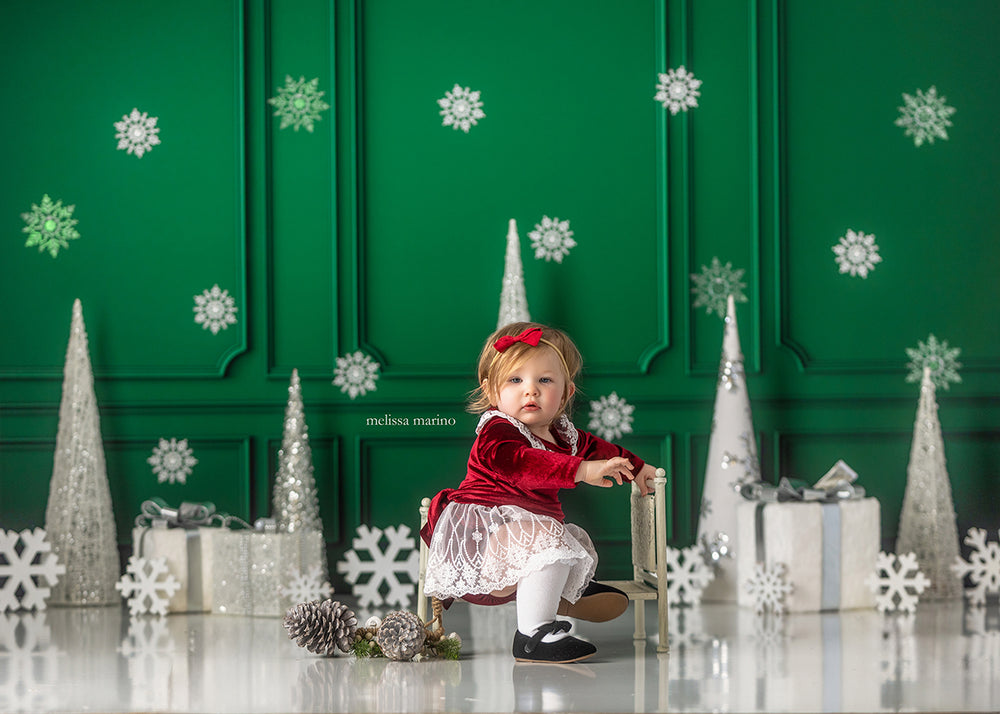 Elegant Emerald Wall - HSD Photography Backdrops