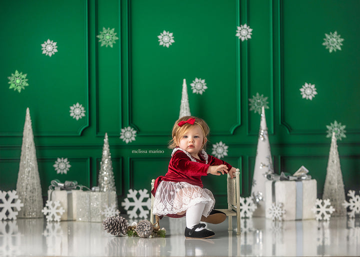 Elegant Emerald Wall - HSD Photography Backdrops