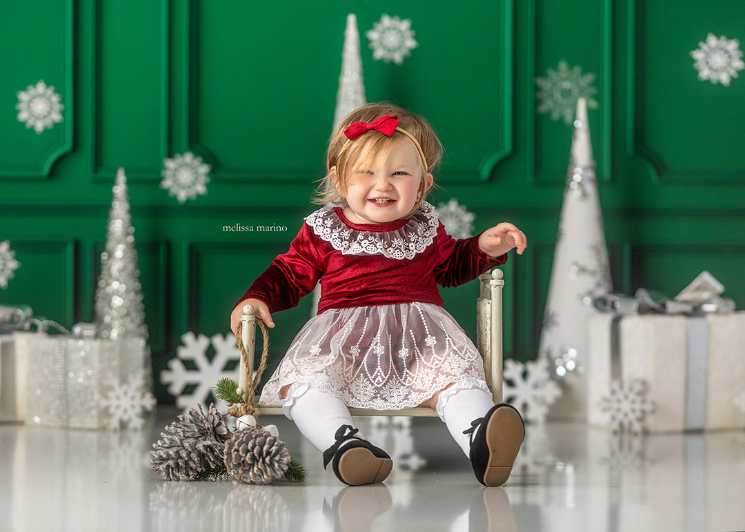 Elegant Emerald Wall - HSD Photography Backdrops