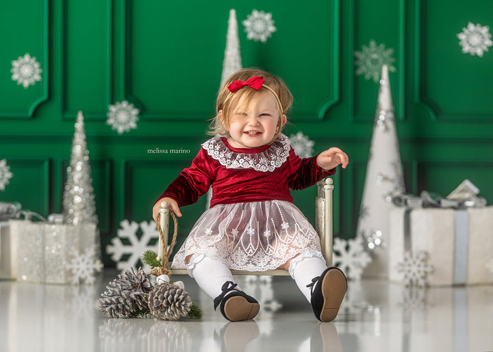 Elegant Emerald Wall - HSD Photography Backdrops