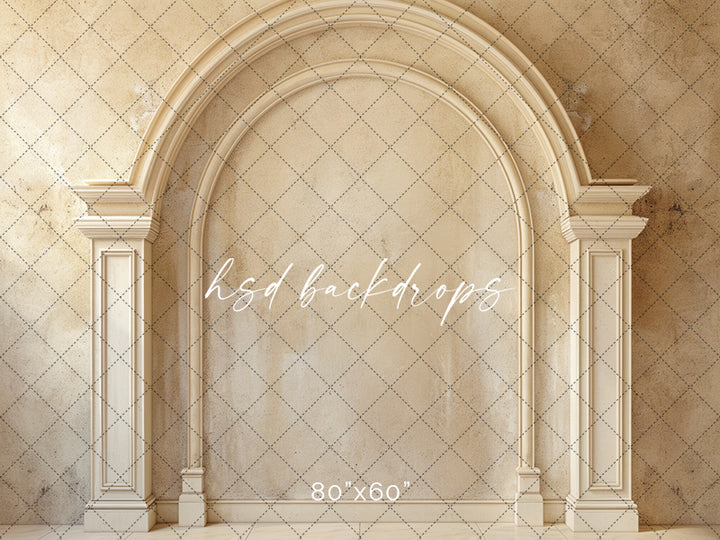 Maternity of Boudoir Photoshoot Backdrop | Capistrano Arch Wall