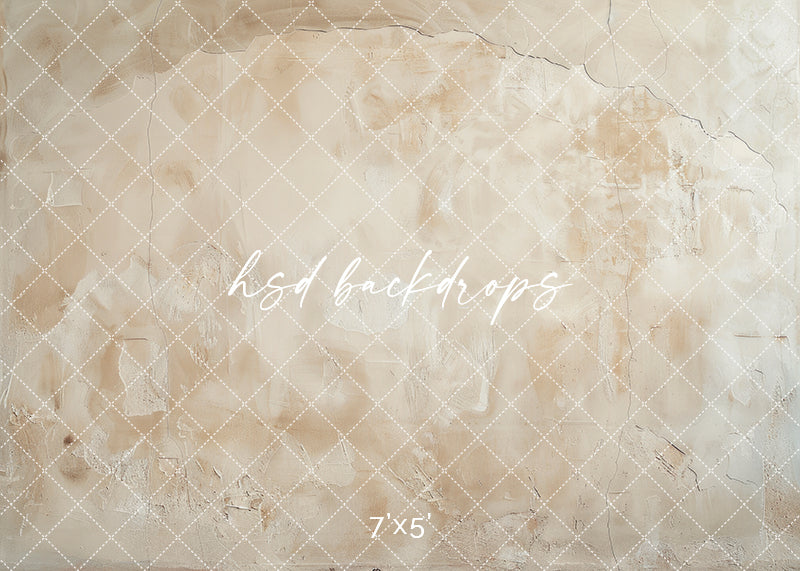 Warm plaster wall photography backdrop floor