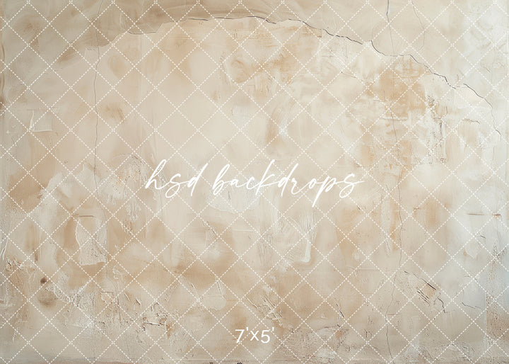 Warm plaster wall photography backdrop floor