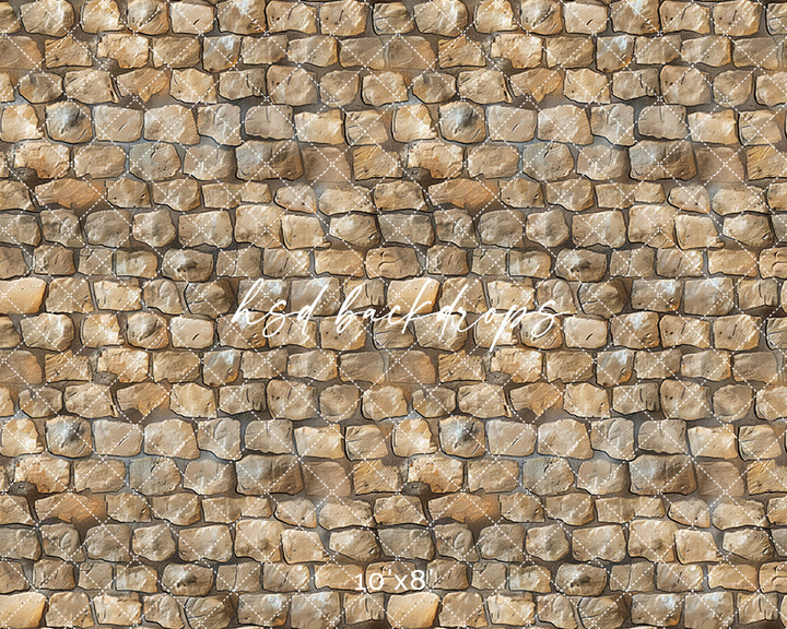 Warm Stone Photography Rubber Backed Floor Mat
