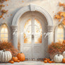 Arched Autumn Door - HSD Photography Backdrops