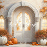 Arched Autumn Door - HSD Photography Backdrops
