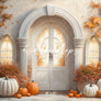 Arched Autumn Door - HSD Photography Backdrops