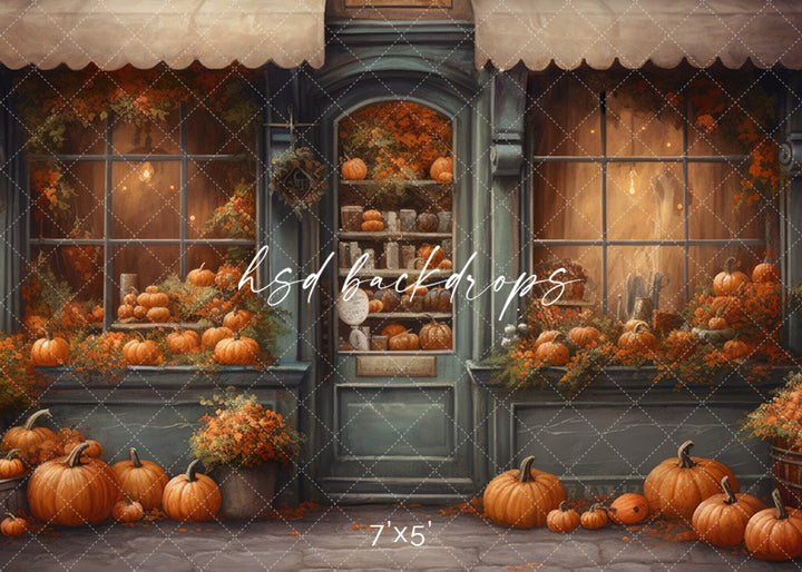 Autumn Harvest Fall Pumpkin Studio Backdrop for Photography