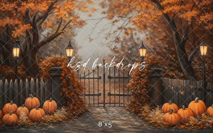 Hues of Autumn Entrance - HSD Photography Backdrops