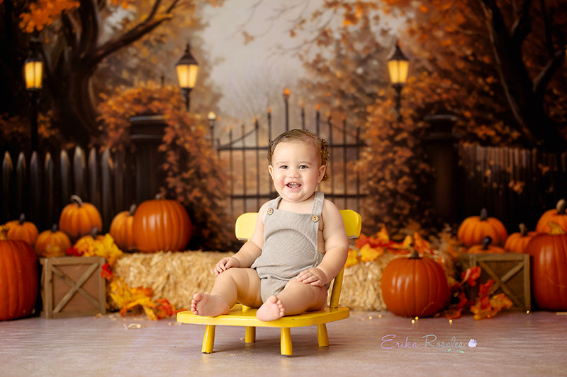Hues of Autumn Entrance - HSD Photography Backdrops