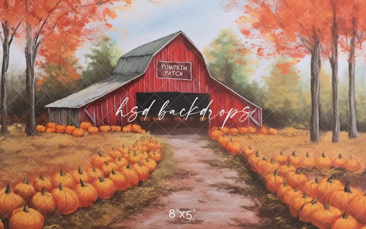 Pumpkin Picking - HSD Photography Backdrops