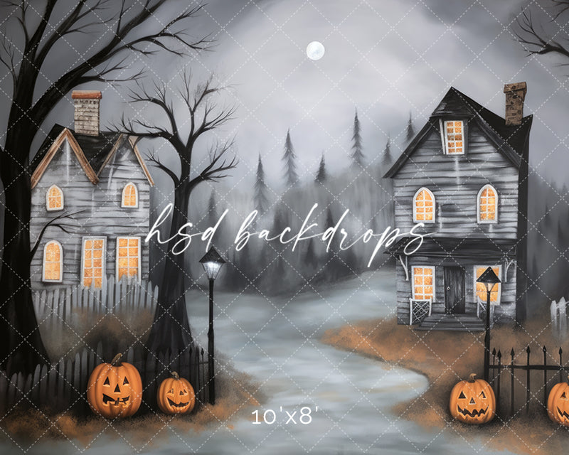 Halloween Town - HSD Photography Backdrops