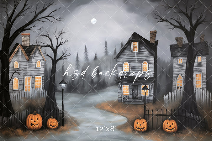 Halloween Town - HSD Photography Backdrops