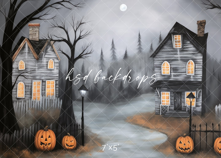 Halloween Town - HSD Photography Backdrops