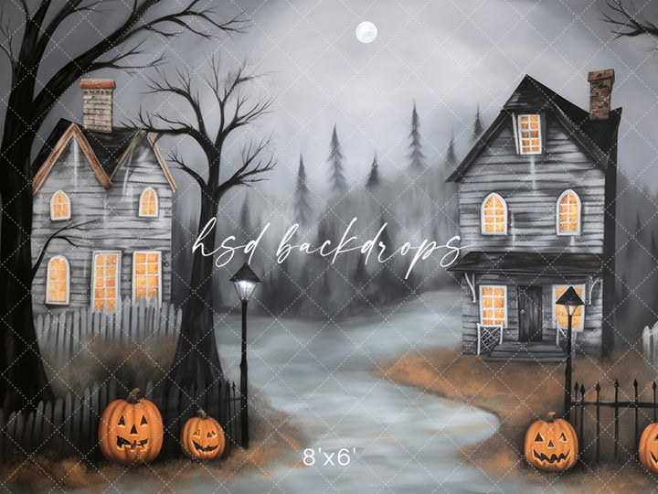 Halloween Town - HSD Photography Backdrops