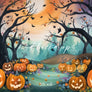 Whimsical Halloween Forest - HSD Photography Backdrops