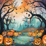 Spooky One Backdrop for Halloween Themed Photos