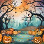 Whimsical Halloween Forest - HSD Photography Backdrops