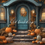 Autumn Pumpkin Porch - HSD Photography Backdrops