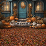 Autumn Pumpkin Porch (sweep options) - HSD Photography Backdrops