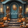 Autumn Pumpkin Porch - HSD Photography Backdrops
