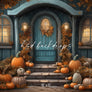 Autumn Pumpkin Porch - HSD Photography Backdrops