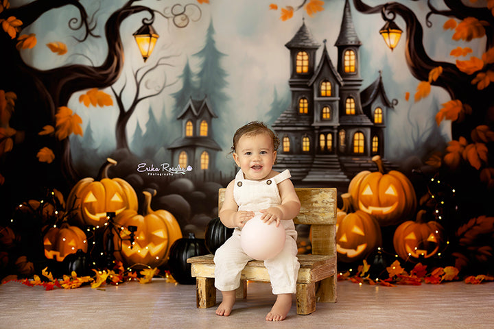 Haunted Mansion View (sweep options) - HSD Photography Backdrops