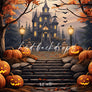 Haunted Halloween Castle (sweep options) - HSD Photography Backdrops