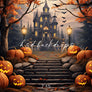 Haunted Halloween Castle (sweep options) - HSD Photography Backdrops