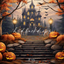 Haunted Halloween Castle (sweep options) - HSD Photography Backdrops