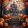 Haunted Halloween Castle (sweep options) - HSD Photography Backdrops