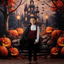 Haunted Halloween Castle (sweep options) - HSD Photography Backdrops