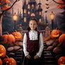 Haunted Halloween Castle (sweep options) - HSD Photography Backdrops