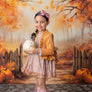 Fenced Fall View (sweep options) - HSD Photography Backdrops