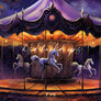 Halloween Horse Carousel - HSD Photography Backdrops