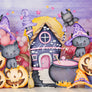 Cute Halloween backdrop for Cake Smash Birthday Party Photos