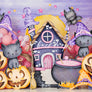 Cute Halloween Scene - HSD Photography Backdrops